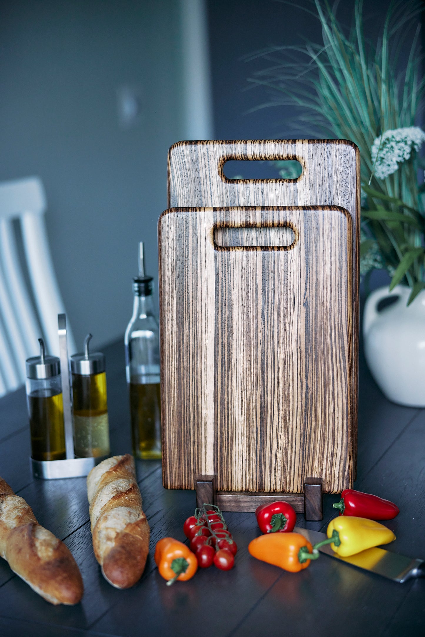 Zebrawood Cutting Board "Natural Charm"