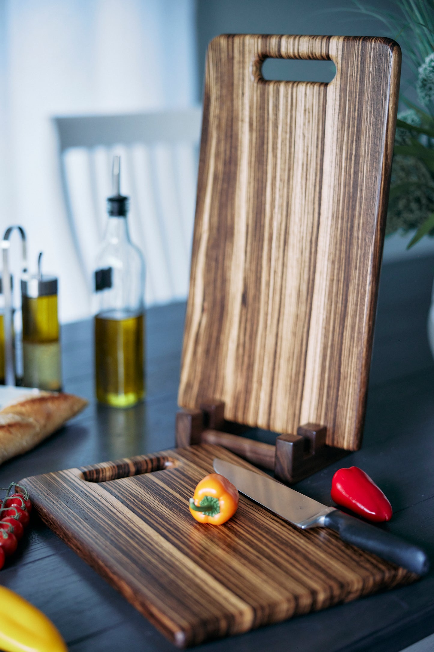 Zebrawood Cutting Board "Natural Charm"